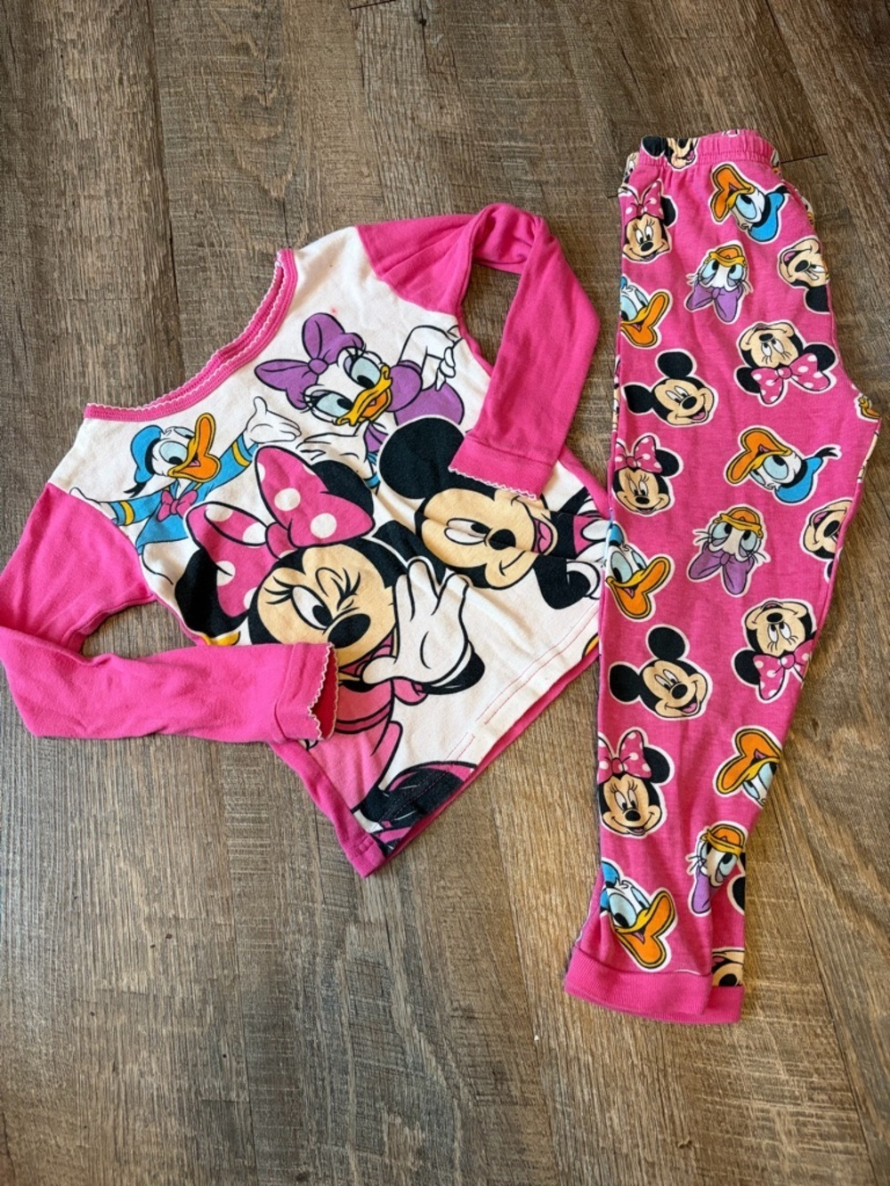 Disney Pink Minnie & Friends Toddler Sleep Set 5T
